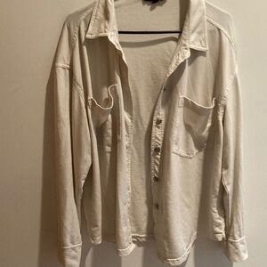 Women’s Cream Casual shacket